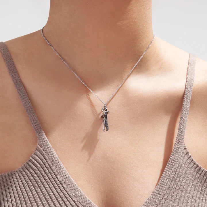 Couple Hug Necklace Pendant