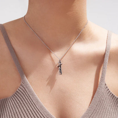 Couple Hug Necklace Pendant