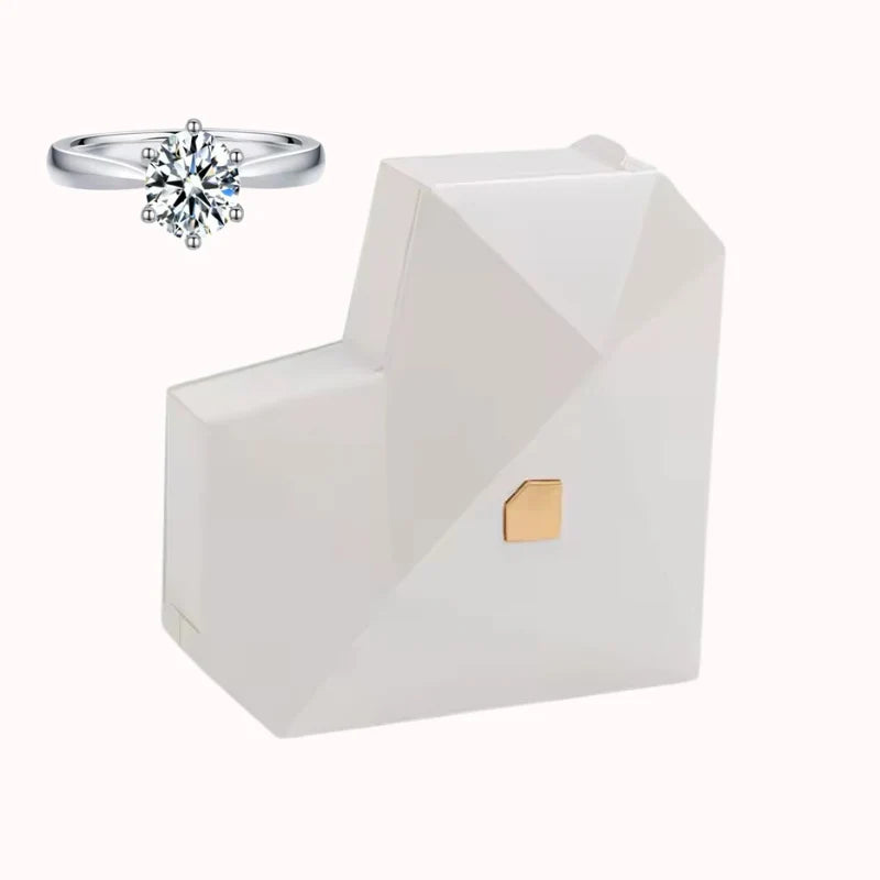 Heart Promise Ring With Flip Box