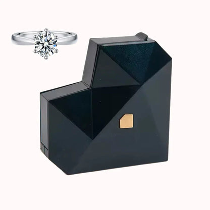 Heart Promise Ring With Flip Box